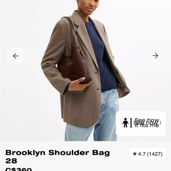 Coach Brown Leather Shoulder Hobo - Picture 2 of 5